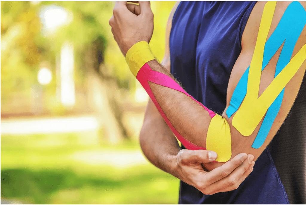 The Application of Tape for Tennis Elbow