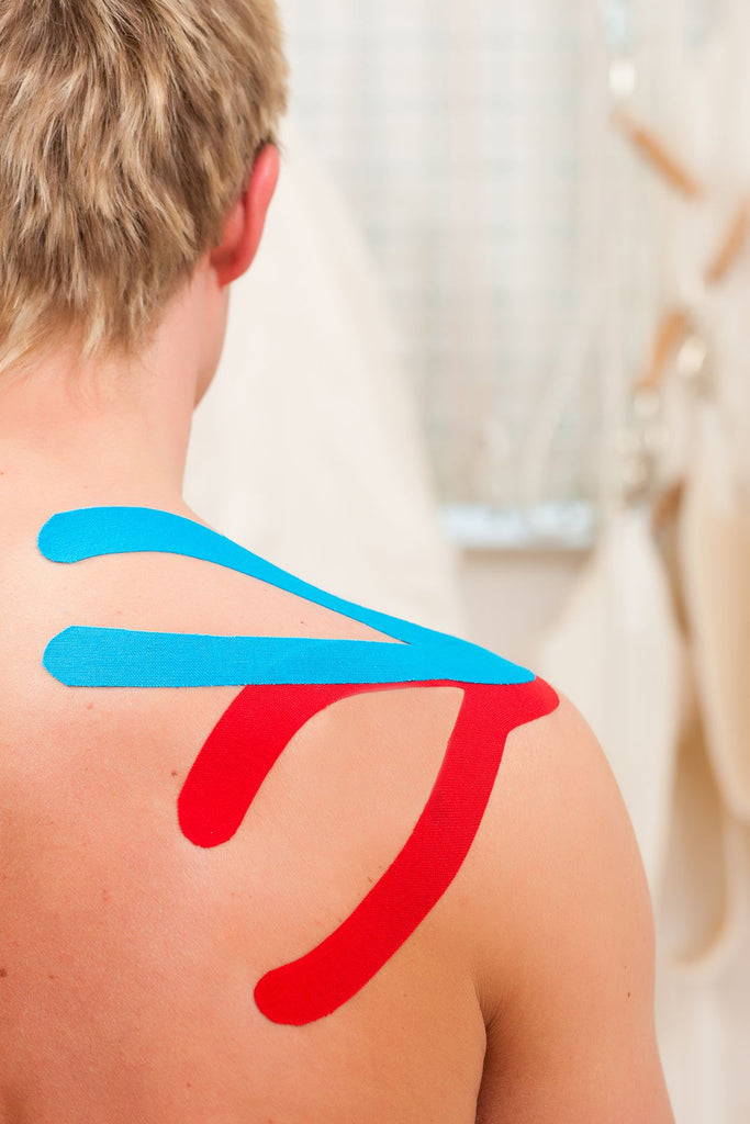 Shoulder and Neck Pain Can be Helped with Kinesiology Sports Tape