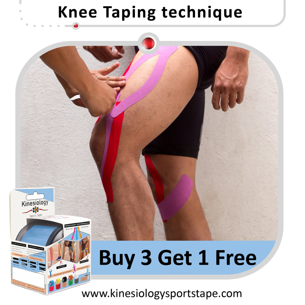 Kinesiology tape for knee pain