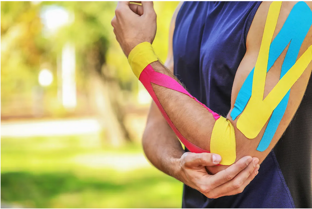 The Application of Tape for Tennis Elbow