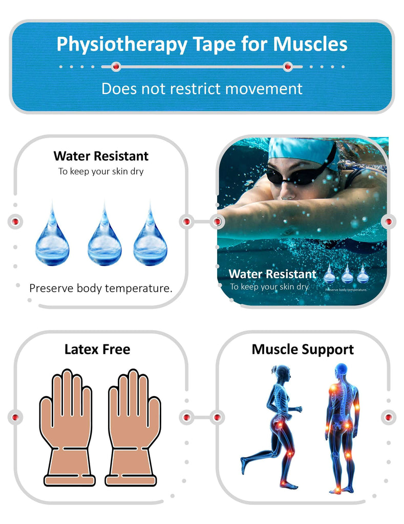 Swimming With Kinesiology Sports Tape