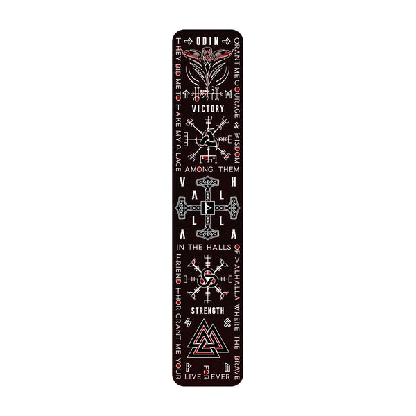 Viking Talisman pre-cut kinesiology tape strip, Norse runes printed the length of the strip